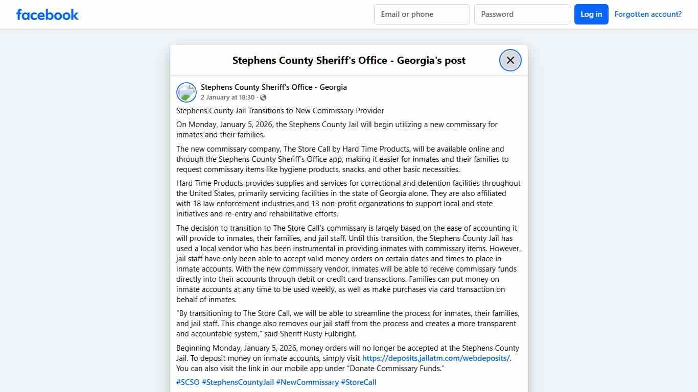Stephens... - Stephens County Sheriff's Office - Georgia Facebook
